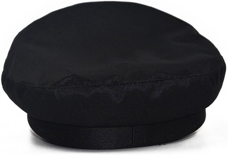 Brcus Mens Womens Newsboy Cap Yacht Captain Sailor Hat Cabbie Baker Boy Peaked Beret - Image 5